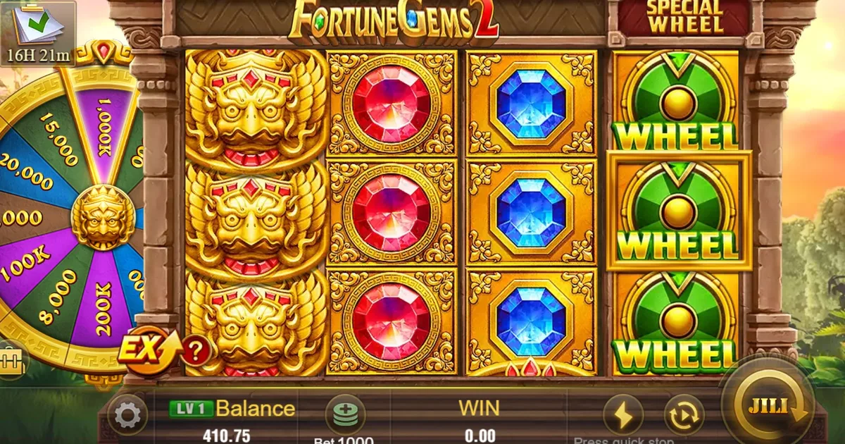 Fortune Gems JILI Slot 3x3 Reels with Garuda Wild