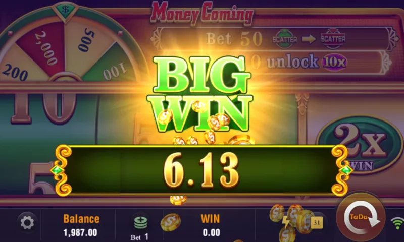Lucky Wheel Bonus Round and Digit Reel Combinations